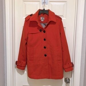 Worthington Coat Color Orange Size Medium